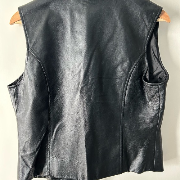 Dream Apparel Black Leather Vest - Picture 5 of 5